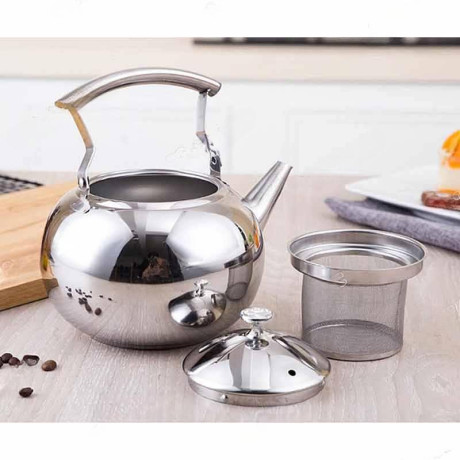 Чайник NA1838-3 2 л металлическая ручка, нержавеющая сталь