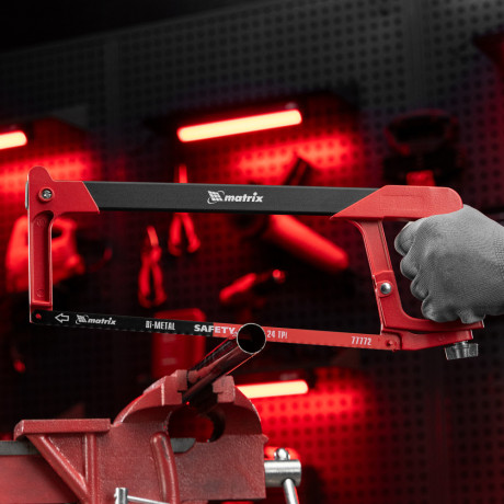 Полотна для ножовки по металлу, 300 мм, 24 TPI, биметаллическое, 2 шт Matrix