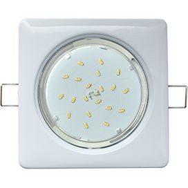 Ecola GX53 H4 св-к Квадрат Белый выпуклый 41x107 FW53S4ECB (10!)
