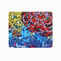 Коврик для мыши Gembird MP-ROBO, рисунок &quot;роботы&quot;, размер 220x180x1мм, полиэстер+резина