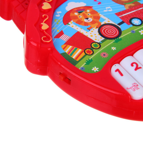 ИГРОЛЕНД Игрушка интерактивная "Пианино Сказочные песенки", звук, PP, 2АА, 20,3x21,4x2,8см