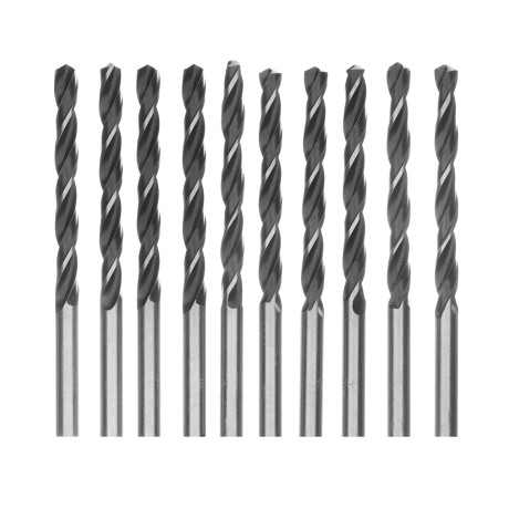 Сверло по металлу, 7 мм, быстрорежущая сталь, 10 шт, цилиндрический хвостовик Сибртех