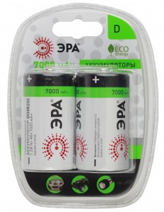 Ак-р ЭРА HR20/R20-2BL NiMH 7000mAh 44552