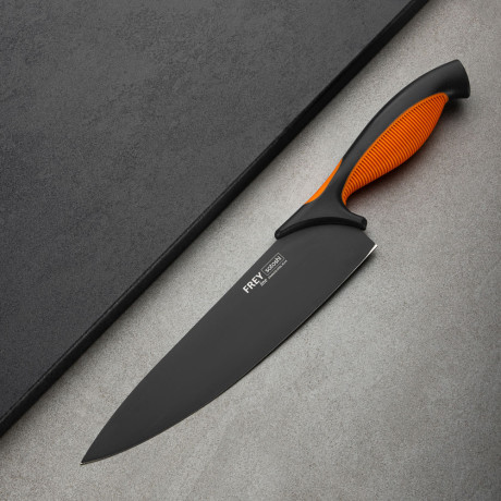 SATOSHI Фрей Нож кухонный шеф 20см, нерж.сталь с антиналипающим покрытием