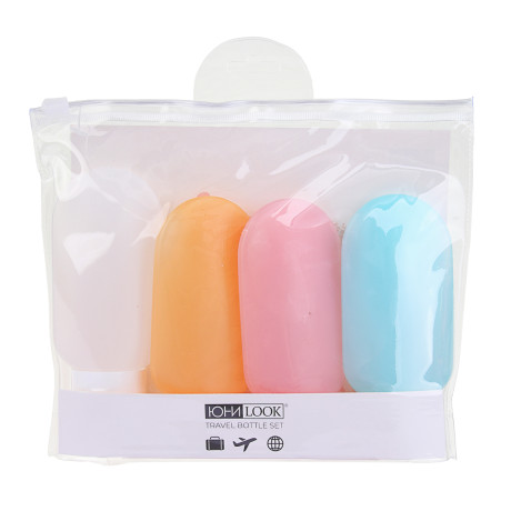 Набор для косметики дорожный 4 шт x 60мл тм ЮНИLOOK, 4 цвета