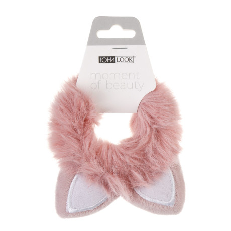 Резинка для волос ЮНИLOOK, d7,5см, полиэстер, 6 цветов, ACS-114