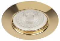 ЭРА MR16 GU5.3 ST3 GD св-к встр. d80мм (врез.d60мм) штамп, золото ИУ 5552