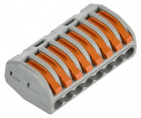 IEK клемма с рычагом СМК 222-418, 8х(0,08-2,5(4)мм2) 32А (уп.50шт, цена за шт) UKZ20-418-050