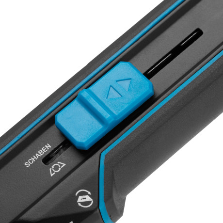 Нож-скребок выдвижной, 19мм, сменное лезвие, SK2, 5 запас. лезвий, алюмин. корпус GROSS