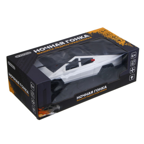 ИГРОЛЕНД Машина радиоуправляемая "Ночная гонка", 4-канальн.пульт, свет, 5хАА, PP, 33x17x11см, 3 диз