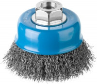 ЗУБР &quot;ПРОФЕССИОНАЛ&quot;. Щетка чашечная для УШМ, витая стальная проволока 0,3мм, 75ммхМ14