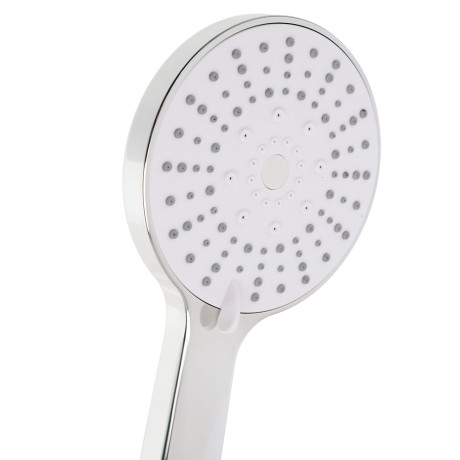 Набор леек для душа, тропическая 1 реж. d=21.5 cм, ручная 5 реж. d=12 cм, хром