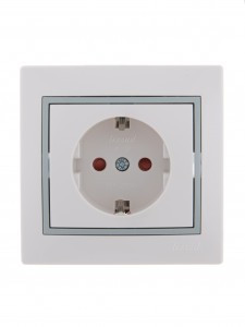 Lezard Мира роз. СУ 1 мест. 16А бел. с серой встав. (земля, керамика, шторки, корп.PC)  701-0215-124