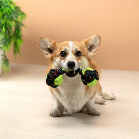 VETTA Игрушка для домашних животных, ПЭ, хлопок, 23 см