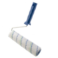 Валик &quot;Водные краски&quot;, 250 мм, ворс 12 мм, D - 48 мм, D ручки - 6 мм, полиэстер Сибртех