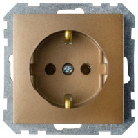Bylectrica СТИЛЬ мех. розетки земля бронза, (РС16-525 бронза)