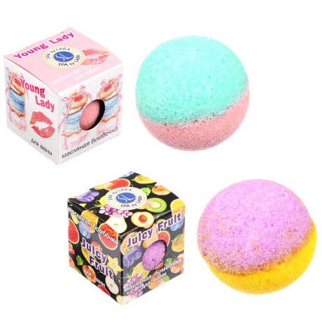 Соль шипучая SPA-уход, 40г, в подарочной упаковке, 3 вида, арт.15351