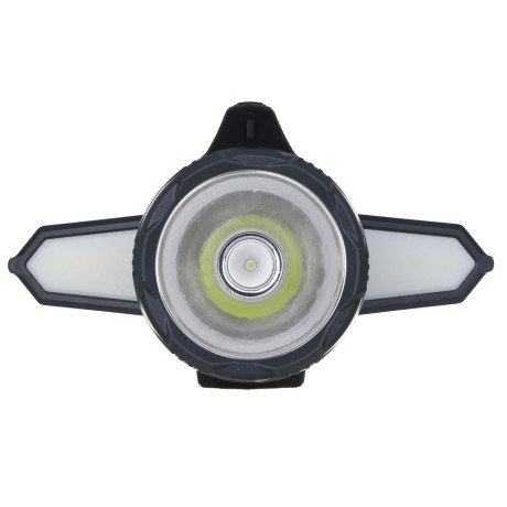 ЕРМАК Фонарь прожектор,LED,5 режимов,пластик,2400мАч,боков.фонари, красный свет, солн.батарея,Туре-С