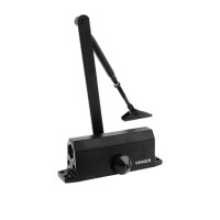 Доводчик дверной VANGER DC-65-BL черный (дверь до65кг, t= -30°C)   \10