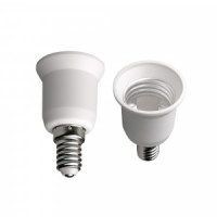 Uniel переходник с цоколя E14 на E27 термопласти LH14-27L