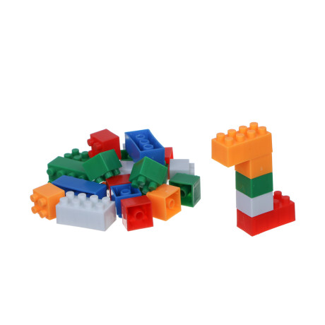 ИГРОЛЕНД Конструктор с сортером "Крупные детали", 60 деталей, РР, 14х14х13см, 2 дизайна