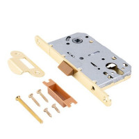 Замок врез БЕСШУМНЫЙ 5300-P-G (золото) CODE DECO (межос -85мм) \1 (40)