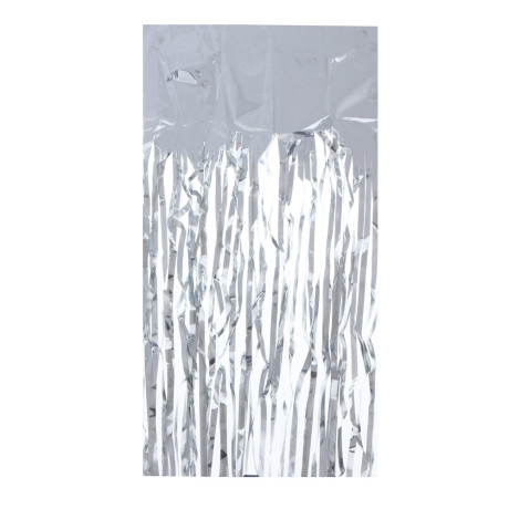 СНОУ БУМ Дождик 100х9см, ПВХ, серебро, пакет, 26-338