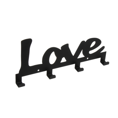 Ключница открытого типа металлическая, 4 крючка, 24,3x10,5 см, металл, 2 цвета