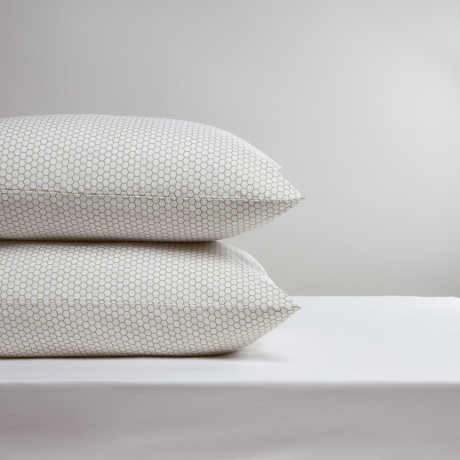 PROVANCE Эвкалипт Наволочки 70х70см, 100% хлопок, поплин, 2шт, зеленый