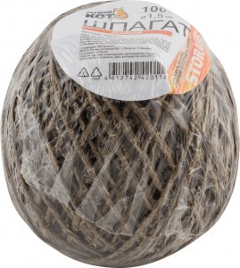 Шпагат льняной d=1,5мм, 100м, 1000 текс 82274
