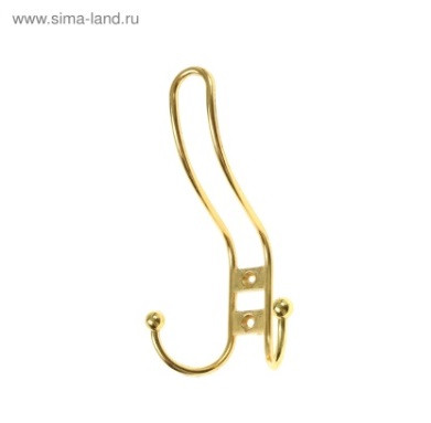 Крючок мебельный 8297В, цвет медь