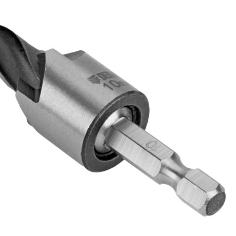 Набор сверл зенкеров по дереву, 3-10 мм, 7 шт Denzel