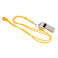 Свисток на шнурке профессиональный, тм BY SPORT, 4см, металл