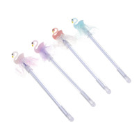 Ручка гелевая &quot;пиши-стирай&quot; синяя, с фигуркой &quot;Лебеди&quot;, 4 цвета