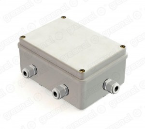 GREENEL Коробка приборная ОУ с глад. стенками 150х110х85мм, IP55, каб. вводы PG11-5шт (28шт) GE41331