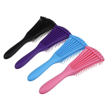 ЮНИLOOK Расческа массажная, пластик, 24х7,5см, 4 цвета