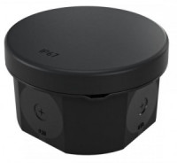 GREENEL Коробка распред. двухкомпонентная ОУ 70х40 4гермов., черный IP67 ПМ (60шт)GE42437-05