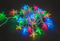 Гирлянда &quot;Звездочки&quot; 30LED RGB 3,9м. 8реж. проз.пвх, NGF-D005-30RGBY-230-IP20 Navigator 14043