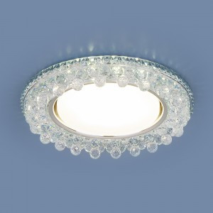 Elektrostandard 3025 GX53 CL св-к встр. прозрачный 125(85)x20 подсветка a041264