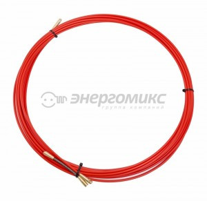 Rexant протяжка кабельная (мини УЗК в бухте), стеклопруток, d=3,5мм,  10м КРАСНАЯ 47-1010