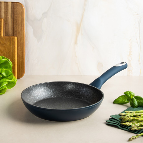 SATOSHI Ривьера Сковорода литая d24см, антипригарное покрытие мрамор, индукция