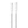 BY Кабель для зарядки Storm Type-C-Type-C, 1м, 5А, Быстрая зарядка QC 3.0, PD 65W, серый