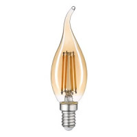 General филамент Золотой свеча на ветру E14 10W(700Lm) 6500K 6K 35x118 (нитевидная) 661424