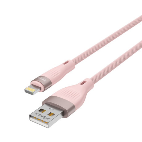 FORZA Кабель для зарядки Агама iP, 1м, 2А, 10W, прорезиненный, 4 цвета