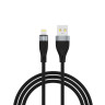FORZA Кабель для зарядки Агама iP, 1м, 2А, 10W, прорезиненный, 4 цвета