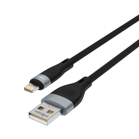 FORZA Кабель для зарядки Агама iP, 1м, 2А, 10W, прорезиненный, 4 цвета