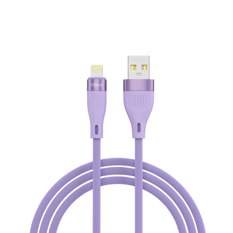FORZA Кабель для зарядки Агама iP, 1м, 2А, 10W, прорезиненный, 4 цвета
