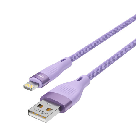 FORZA Кабель для зарядки Агама iP, 1м, 2А, 10W, прорезиненный, 4 цвета