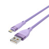 FORZA Кабель для зарядки Агама iP, 1м, 2А, 10W, прорезиненный, 4 цвета