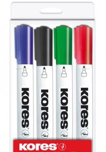 Набор маркеров д/досок  3мм 4шт/уп '20843 Kores 246164